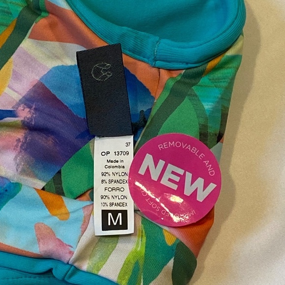 New! Maaji reversible aquatic allure bikini top tropical floral 14447 - Picture 13 of 16